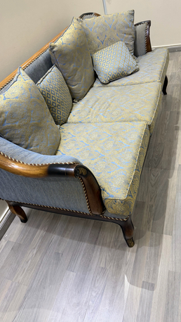 Al Yasmin, Furniture, SAR 350,  Heavy Duty Customize Strong Wood Sofa Set For Sale - Space Issue