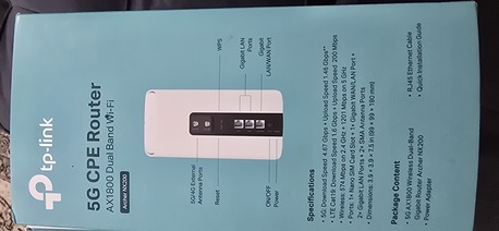Dammam, Electronics, SAR 600,  5 G CPE Router TP Link