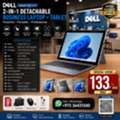 BHD 133,  DELL Core I5 10th Gen 2 In 1 Business Touch Laptop + Tablet Detachable Very Good Working