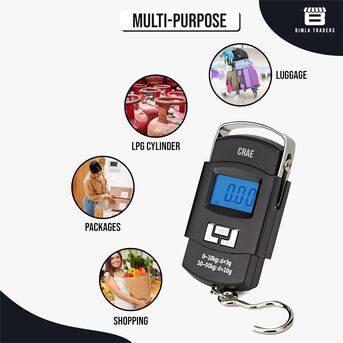 Riyadh, Household Items, SAR 30,  Electronic Portable Digital LED Screen Luggage Weighing Scale....