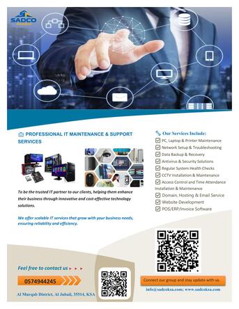 Jubail, Computer, IT Support & Maintenance