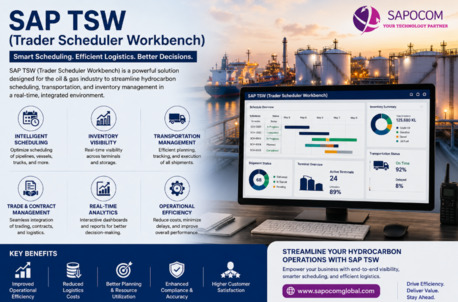 Mumbai, Legal, SAP TSW (Trader Scheduler Workbench) Optimizing Hydrocarbon Trading And Logistics