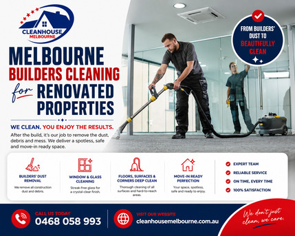 Melbourne, Cleaning, Melbourne Builders Cleaning For Renovated Properties