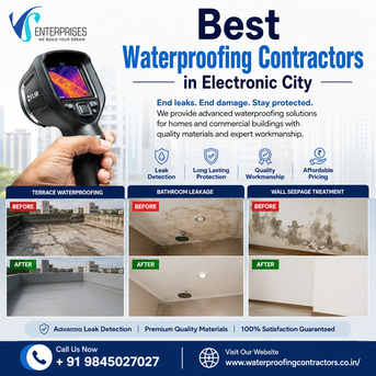Bangalore, Construction, Best Waterproofing Contractors In Electronic City