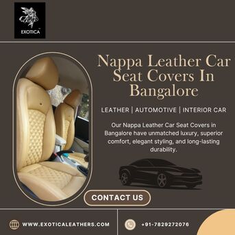 Bangalore, Auto Parts, Nappa Leather Car Seat Covers In Bangalore
