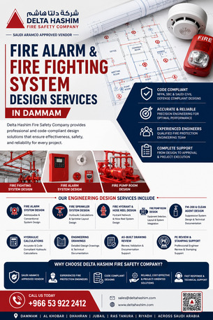 Dammam, Technical, Fire Fighting & Fire Alarm System Designing