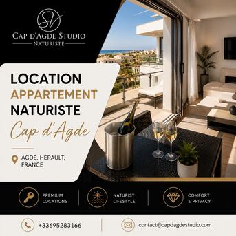 Paris, Restaurants, Location Appartement Naturiste Cap D&rsquo;Agde &ndash; S&eacute;jour Au C&oelig;ur Du Village Naturiste