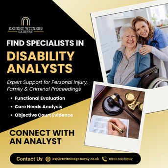 London, Health, Need A Disability Analyst Expert Witness? Trusted UK Specialists