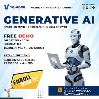 Hyderabad, Lessons Offered, Join Free Demo Generative AI Online Session On June 04th