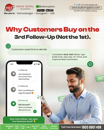 Gurgaon, Marketing, Why The 3rd Follow-Up Converts More Customers Than The 1st