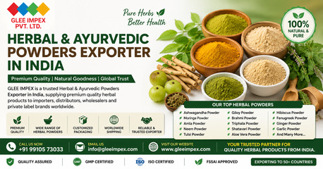 New Delhi, Food & Drink, Premium Herbal & Ayurvedic Powders Exporter From India &ndash; Bulk Supply Worldwide