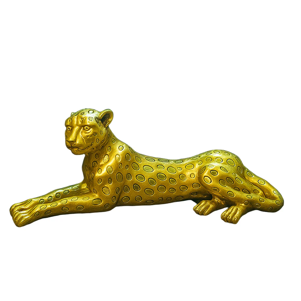 Noida, Household Items, INR 3,  Golden Cheetah Statue For Home Decor