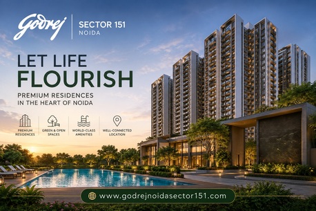 Noida, Real Estate For Sale, INR 20000000,  2 BR,  1234 Sq. Feet,  Invest In Godrej Sector 151 &ndash; Upcoming Luxury Apartments In Noida