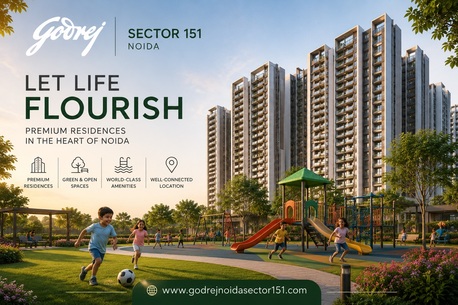 Noida, Real Estate For Sale, INR 20000000,  2 BR,  1234 Sq. Feet,  Invest In Godrej Sector 151 &ndash; Upcoming Luxury Apartments In Noida