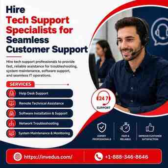 New York, Technical, Hire Tech Support Specialists For Fast And Seamless Customer Support Services
