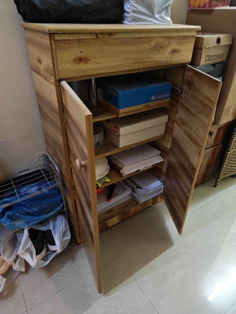 Al Wizarat, Furniture, SAR 250,  Side Double Table, Shoe Cabinet, 2 Pcs Foldable Partition, Standing Mirror Whole Body