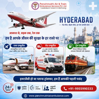 Hyderabad, Health, Panchmukhi Low Cost Air Ambulance In Hyderabad- Care That Matters During Critical Moments
