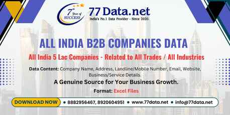 New Delhi, Business, Verified 5Lac+ All India Companies List With Free Sample Data
