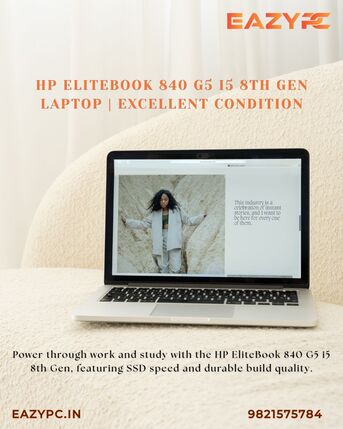 Noida, Computers, INR 22,  HP EliteBook 840 G5 I5 8th Gen Refurbished Laptop