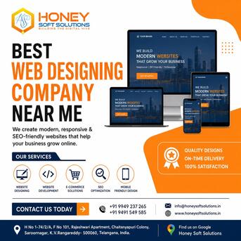 Hyderabad, Writing, Best Web Designing Company Near Me &ndash; Honey Soft Solutions