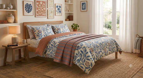 Mumbai, Household Items, INR 1499,  Super King Size Bed Sheets &mdash; Pure Cotton Handloom Super King Bedsheets | Theindiglobal