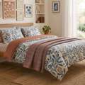 INR 1499,  Super King Size Bed Sheets &mdash; Pure Cotton Handloom Super King Bedsheets | Theindiglobal
