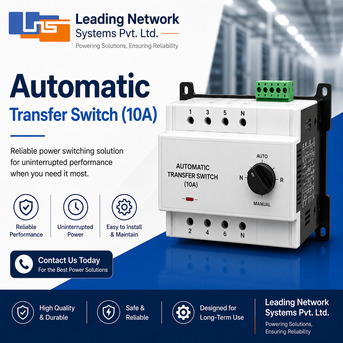 Pune, Air Conditioning, Expert Automatic Transfer Switch (10A) Solutions | Leading Network Systems Pvt. Ltd