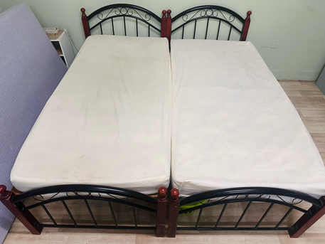 Riyadh, Furniture, SAR 200,  2 Single Bed With Mattresses