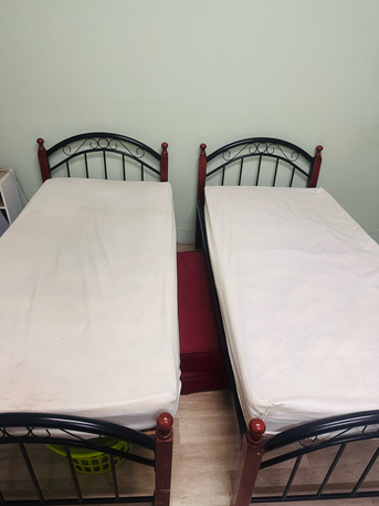 Riyadh, Furniture, SAR 200,  2 Single Bed With Mattresses