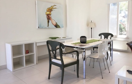 Amman, Apartments, Flats, Houses & Villas, JOD 18000/year,  Furnished,  2 BR,  Part Of Villa Fully Furnished 2B With Big Terrace In 3rd Circle 00962777688956