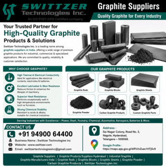 Hyderabad, Logistics, Graphite Suppliers - Swittzer Technologies Inc