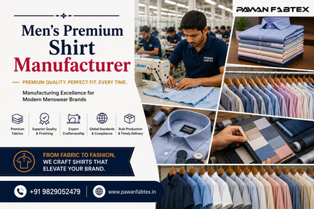 Jaipur, Fashion & Design, Deliver Premium Shirts With Trusted Manufacturing Expertise.