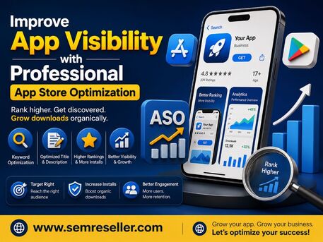 New Delhi, Business, Improve App Visibility With Professional App Store Optimization