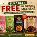INR 100,  Buy 1 Get 1 FREE On Flavored Makhana &ndash; Limited Time Healthy Snack Offer By Snackriti