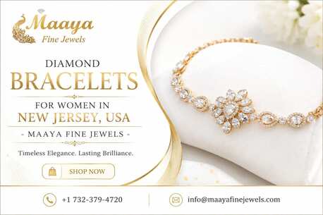 New York, Business, Diamond Bracelets For Women In New Jersey, USA - Maaya Fine Jewels