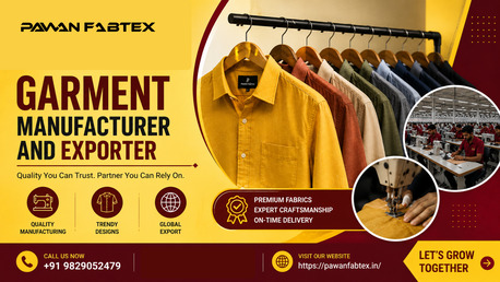 Jaipur, Business, Trusted Garment Manufacturer And Exporter For Quality Apparel