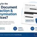 Looking For The Best Document Redaction & Anonymisation Services?