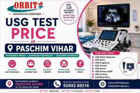 New Delhi, Elder Care, USG Test Price In Paschim Vihar