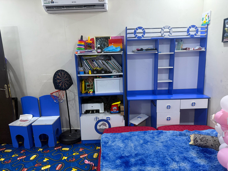 Al Aziziyah, Furniture, SAR 1350,  A Complete Kids Furniture Set Including Fancy Tower Bed, A Big Cupboard, Cabinets, Chairs.