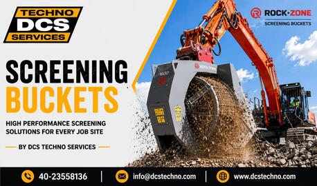 Hyderabad, Construction, High-Performance Screening Buckets | DCS Techno Services