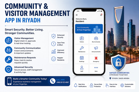 Kabul, Software, AFN 10,  Community & Visitor Management App In Riyadh