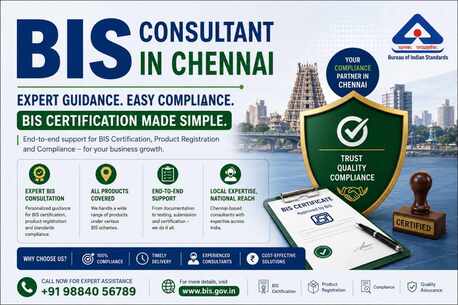 Chennai, Legal, Who Is The Best BIS Consultant In Chennai?
