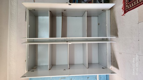 Abha, Household Items, SAR 75,  White Wardrobe With Mirror