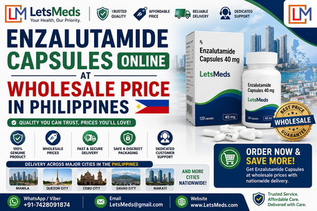 Cebu City, Health & Beauty Items, PHP 1,  Enzalutamide Capsules Online At Wholesale Price