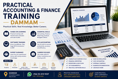 Dammam, Lessons Offered, Practical Accounting & Finance Training &ndash; Dammam