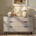 GBP 129,  Flutrina Wide Painted 6 Drawer Chest Of Drawers