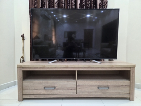 Sanad, Appliances, BHD 135,  65" JVC Smart TV + TV Table For Sale
