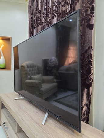 Sanad, Appliances, BHD 135,  65" JVC Smart TV + TV Table For Sale