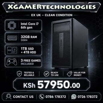 Nairobi, Electronics, KES 57950,  Revived Intel Core I7 HP Business Computer Tower