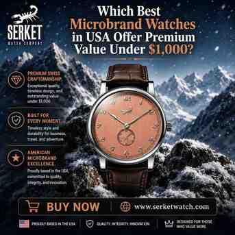 New York, Watches, USD 799,  Which Best Microbrand Watches In USA Offer Premium Value Under $1,000?